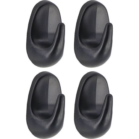 Set mit 4 haken abs 3m - schwarz - Tendance