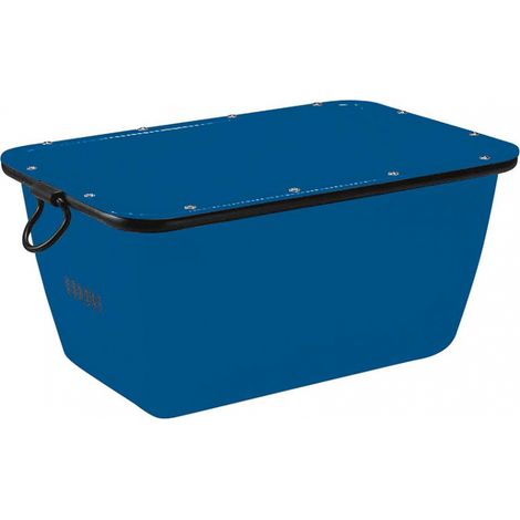 Artesa de albañil 200 L, azul elevable por grúa