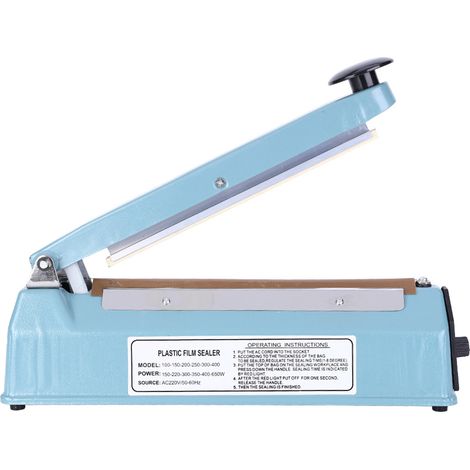 Scelleuse à impulsion manuelle PFS-200 300 W 8 pouces pour sacs d'emballage plastique (1/5)
