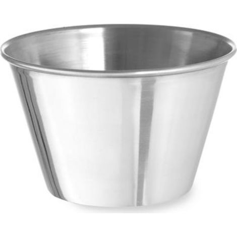 Ciotoline in acciaio inox per salse e intingoli, diametro 93 mm, confezione da 12 pezzi, 230 ml - Hendi 400050
