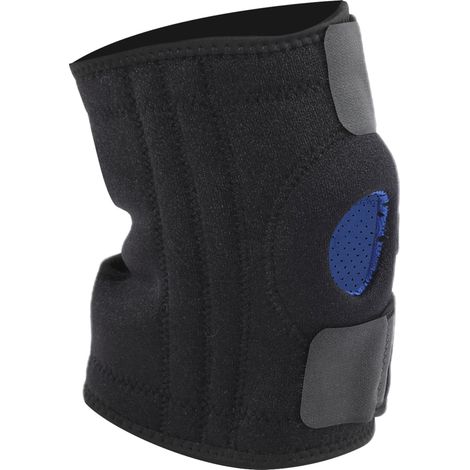 Protège-genou basket unisexe extérieur rotule antidérapant bleu taille unique (1/5)
