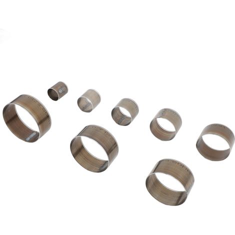 Kit de matrices de découpe du cuir en acier, 8 pièces, 55mm 50mm 45mm 40mm 35mm 30mm 25mm 20mm, matrice de poinçonnage de trous ronds pour l'artisanat de bricolage (1/5)