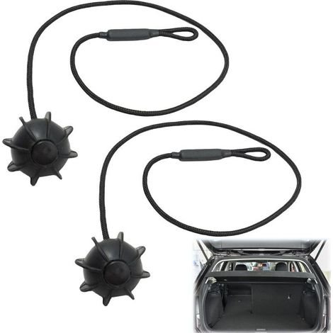 Voiture Corde de Fixation, Cordon Arrière de Coffre 2 Pièces, Universelle Corde de Chaîne de Fixation, Clip Fixation Plage Arrière Corde Coffre, pour Golf 6 5 4, MK6, MK5, GTI R20 (1/5)