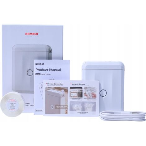 ETICHETTE ADESIVE PER STAMPANTE TERMICA WIRELESS NUOVA NIIMBOT D110M (1/5)