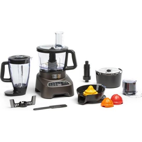 Moulinex FP827E10 Double Force robot da cucina grigio 3L (1/4)