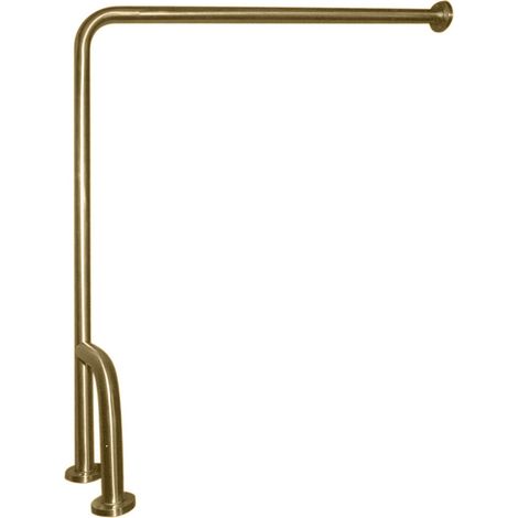 Presto Barra de apoyo suelo-pared inox oro cepillado (1/2)