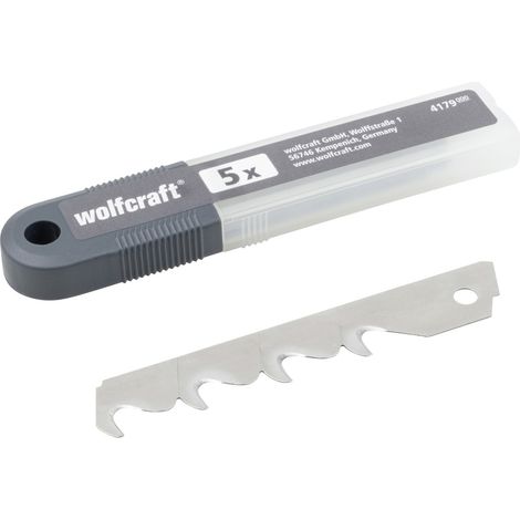 Wolfcraft Hakenabbrechklingen 18 mm 5 Stück Schrauben & Bohren (1/2)