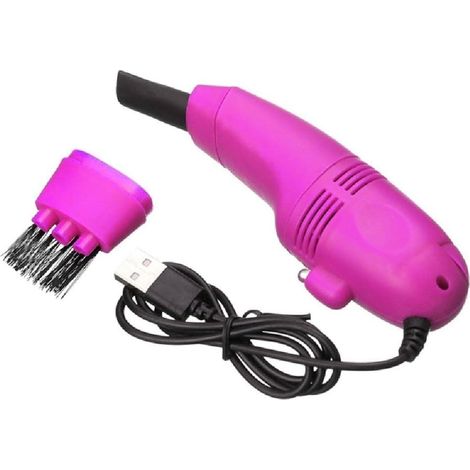 Pulitore per tastiera USB per laptop, aspirapolvere per computer, accessori per la rimozione della polvere, spazzola da scrivania, multifunzione USB (1/4)