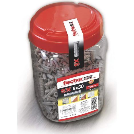 Fischer Duopower tassello in nylon bianco Ø6mm x 30mm confezione 750 (1/3)