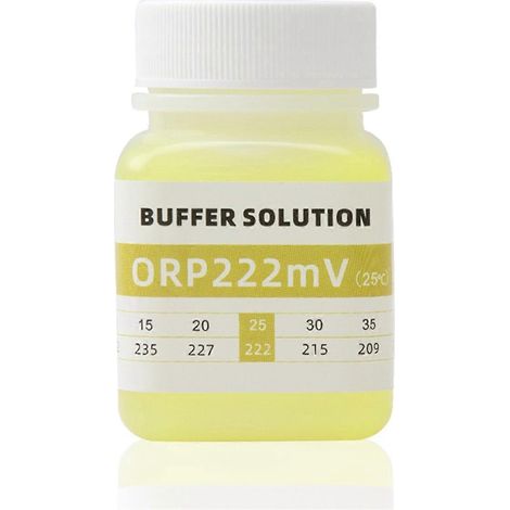 Solution d'étalonnage pour pH-mètre, testeur ORP, ORP 222 mV (1/5)
