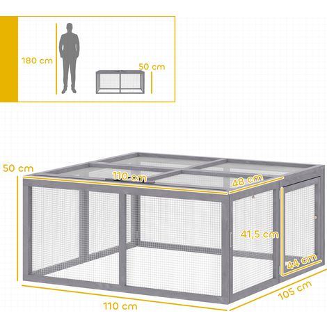 Piscine pliable pour chien 120 x 30 cm avec fond antidérapant, bassin extérieur pour chiens moyens et grands (1/3)