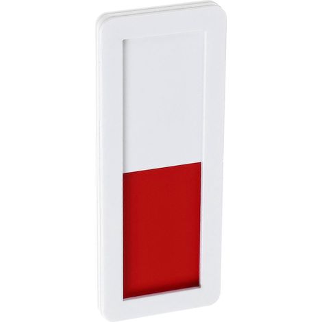 Panneau coulissant de confidentialité pour bureau indiquant le statut de la salle, lot de 4, couleurs aléatoires. (1/5)