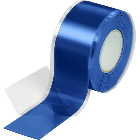 Ecleanfy - Ruban silicone auto-fusionnant 3 m x 25 mm bleu – isolant étanche, résistant UV, -30° à 100°C (1/5)