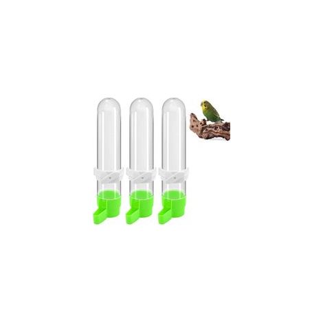 Abreuvoirs automatiques pour oiseaux, 3 pièces, 120 ml, distributeur d'eau automatique, mangeoires automatiques, abreuvoirs automatiques en plastique pour oiseaux (1/5)