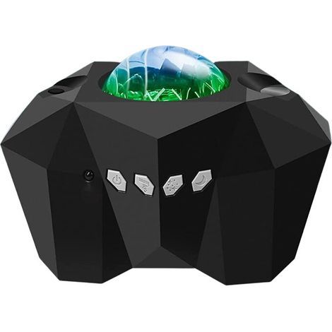 Proyector de cielo estrellado, LED, amplia cobertura, múltiples colores, tres modos, material plástico, negro. (1/5)