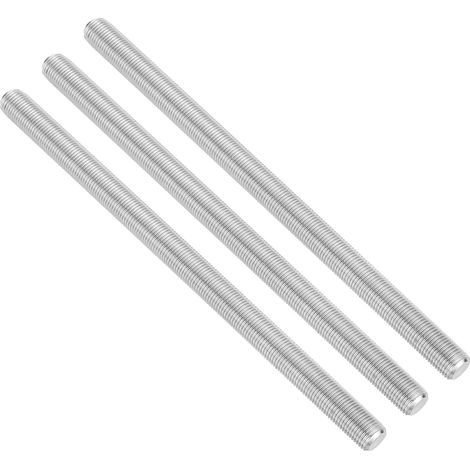 3Pcs 1/4"-20 UNC Tige Filetée 200mm Longueur pour Boulons d'Ancrage (1/5)