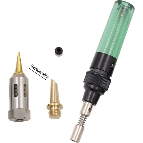 Herramientas de reparación de soldadura doméstica Soldador de gas, Soldador pequeño portátil-1pcs-4 en 1 Herramientas de soldador (1/5)