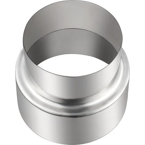 Stove Pipe Reduction Duct Connection Stainless Steel Chimney Pipe Connector Diameter 100 mm to ø 80 mm (ø100 mm to ø80 mm) (1/5)