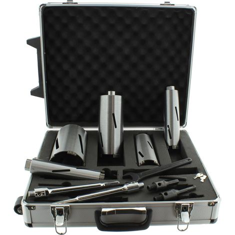 Diamant Bohrkronen Set Trockenbohrbox Nutzlänge 180 mm (1/5)
