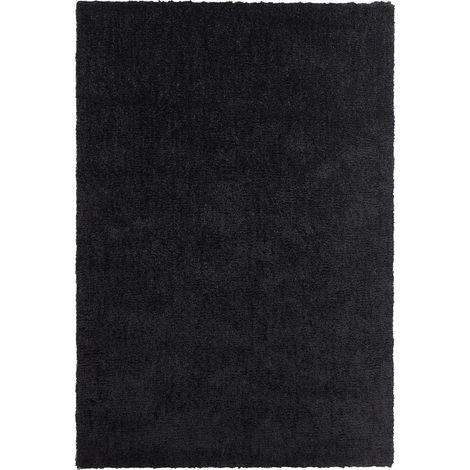 Shaggy Rug DEMRE Black 140 x 200 cm (1/5)