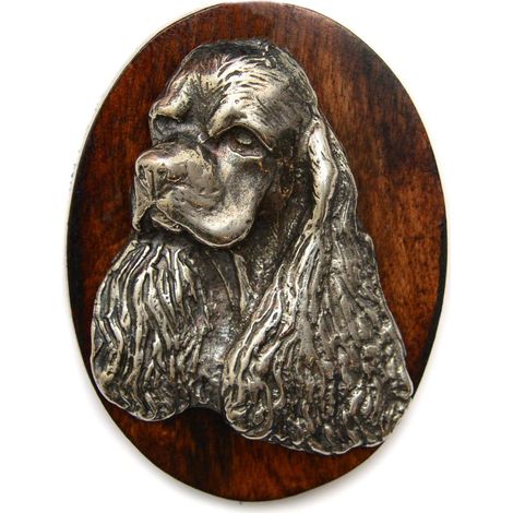 Broche Clumber Spaniel I pour exposition canine, pince à bavoir, épingle pour chien par Art-Dog (1/4)