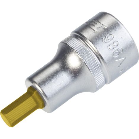 Douille mâle 986A-1/4 ∙ Carré creux 1/2 pouce (12,5 mm) ∙ Profil à 6 pans intérieurs ∙ Taille 1/4″ (1/3)