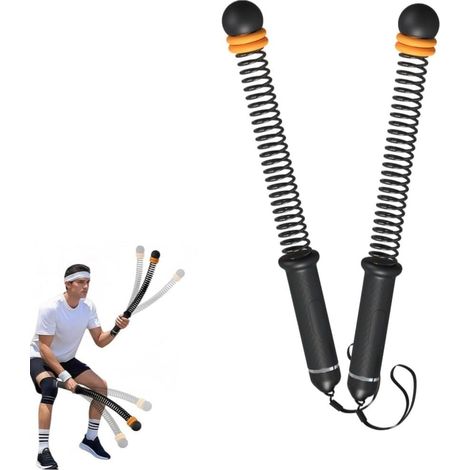 Adjustable Battle Ropes for Men Women Home Gym Equipment for Full Body Workout and Fat Burning (Black) (1/5)