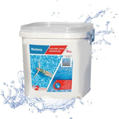 Bestway Chlore Choc - Granules Seau De 5 Kg (1/5)