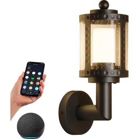 Tuya Applique Vintage a LED da Esterno Smart WiFi e Bluetooth RGBCW (1/5)