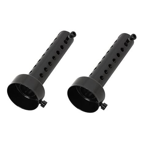 Universal Motorcycle Exhaust Muffler 48mm Baffle dB Killer Short Black (1/5)