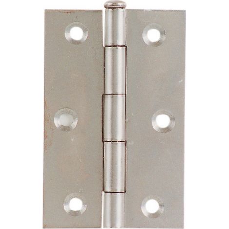 cerniera art 840 2.1/2" ferro lucido perno sfilabile mm 63,5x44 infissi porte (1/2)