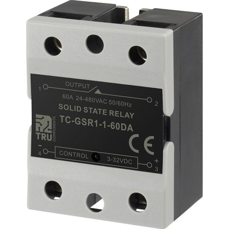 Relais à semi-conducteurs TRU COMPONENTS TC-GSR-1-60DA 60 A Tension de contact (max.): 480 V/AC 1 pc(s) (1/4)