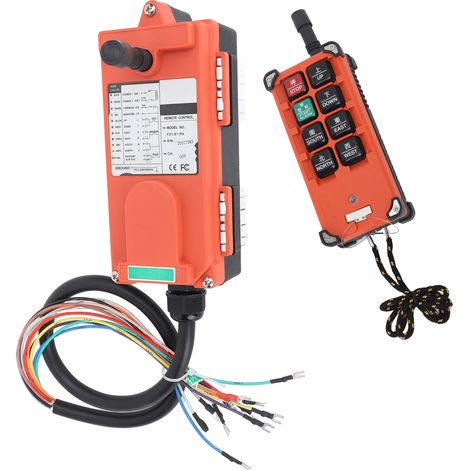 Télécommande sans fil industrielle F21-E1B pour grues, palans électriques, ponts roulants et grues de levage (24 V) (1/5)