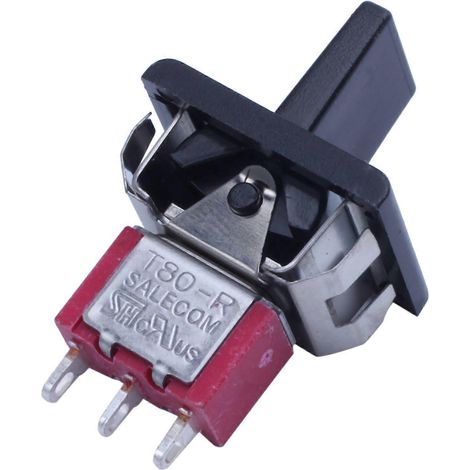 AC 250V/3A 125V/5A Momentaner SPDT 3-Positionen-Kippschalter T80-R-- (1/5)