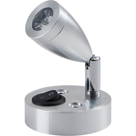 Spot Led - 12 V - Ajuste Angular 180° - Luz Natural 6000 K - Para Autocaravana Barco Furgoneta - 2 Unidades (1/5)