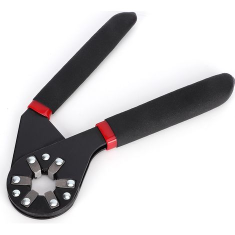 Outil multifonction, pince hexagonale, connecteur coudé, acier au carbone haute résistance, noir, 15 cm (6 po) (1/5)