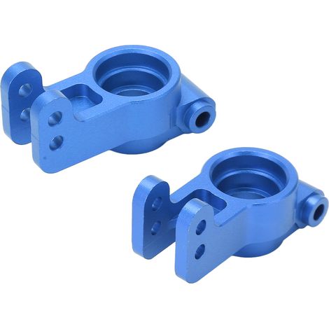 Lot de 2 supports de moyeu arrière en métal pour voiture RC Losi Lasernut U4 1/10 (accessoires de mise à niveau, bleu) (1/5)