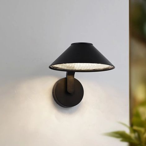 [GEBRAUCHT] B-Ware Lindby Led Wandlampe Leuchte Lampe Capelo Schwarz Metall ø20cm