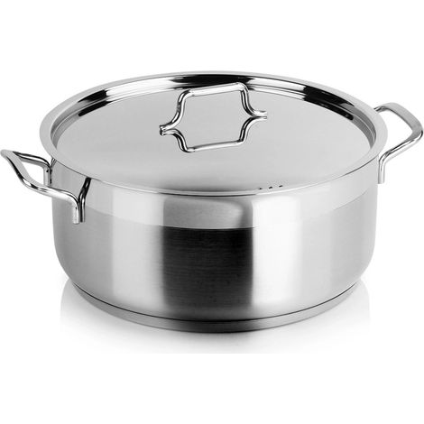 Orion Anett Topf mit Deckel, Edelstahl, 30 cm, 8,5 l, Premium (1/5)