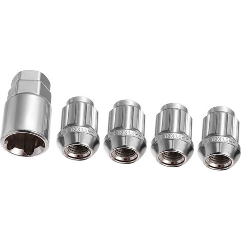 ibasenice Lot de 4 écrous antivol coniques avec douille pour (1/5)