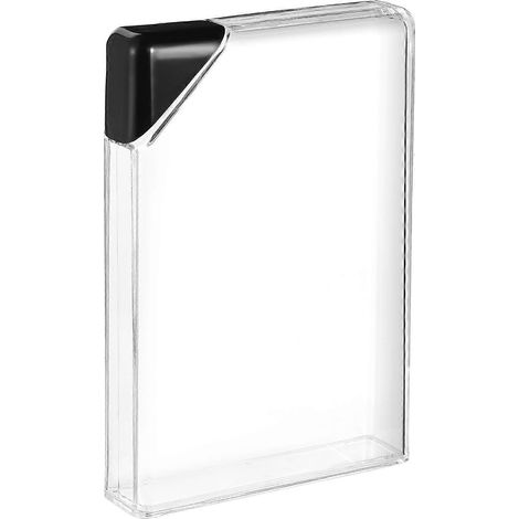 Bouteille d'eau plate transparente HEALLILY, bouilloire de voyage portable, porte-bouteille en plastique créatif et plat (1/3)