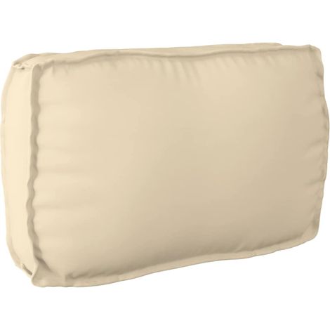vidaXL Coussin Beige 70 x 40 x 12 cm Tissu Oxford
