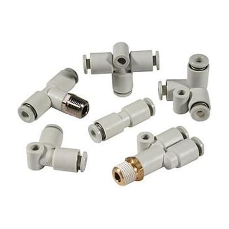 Tee de branche SMC KQ2 vers 6 mm 8 mm ( Prix pour Sachet de 10 )