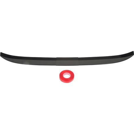 3 pièces lèvre d'aile de becquet arrière 116 à 132 cm aileron d'aile de coffre noir brillant profilé universel pour véhicule (1/5)