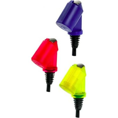 Dosatore "Bottle Master 3000" rosso, giallo, blu per bottiglia da 0,5 - 1,5 litri, beccuccio, 2 cl, Color Bottle Master 3000: giallo