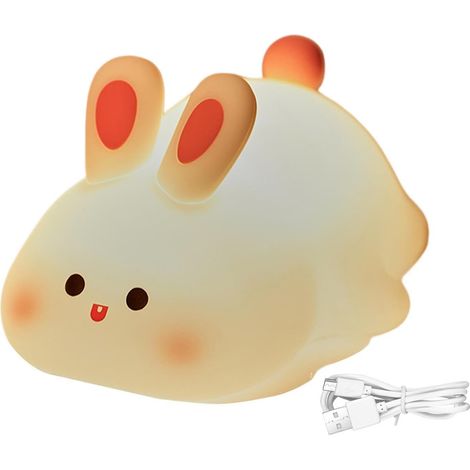 Veilleuse mignonne pour, lampe de table en forme de lapin (1/5)