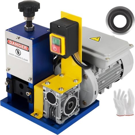 Machine à dénuder Les Fils électriques Dénudeur de câbles Portable 1.5-25mm 180W for Le Recyclage des déchets de cuivre (Color : 1 UK, Size : with Blade 1) (1/5)