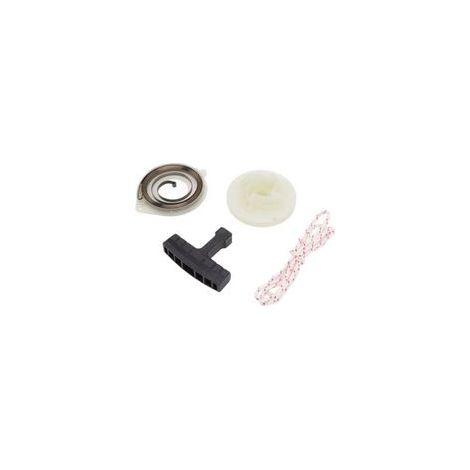 Kit de Réparation pour Démarreur de Tronçonneuse Modèles 445e 450 455 460 - Corde Poulie Ressort Poignée - Couleur Poignée Aléatoire - (1/2)