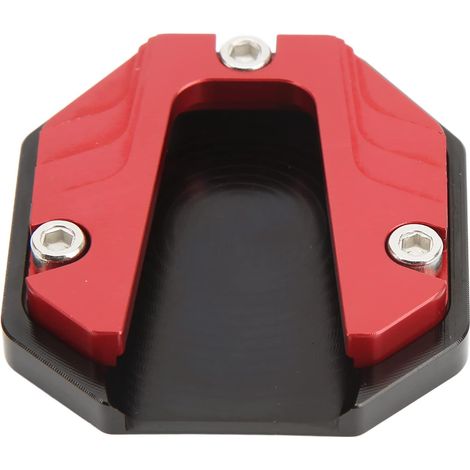 Imbottitura per piastra cavalletto laterale per moto, imbottitura per cavalletto per moto in lega di alluminio, supporto per sottobicchiere, accessorio di supporto per piastra per cavalletto alto-3 pe (1/5)