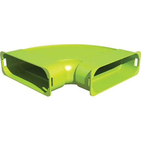 Bosch Accessori ventilazione comfort domestico FKB 140-2 Curva 90 gradi orizzontale (3 pezzi), 7738112031